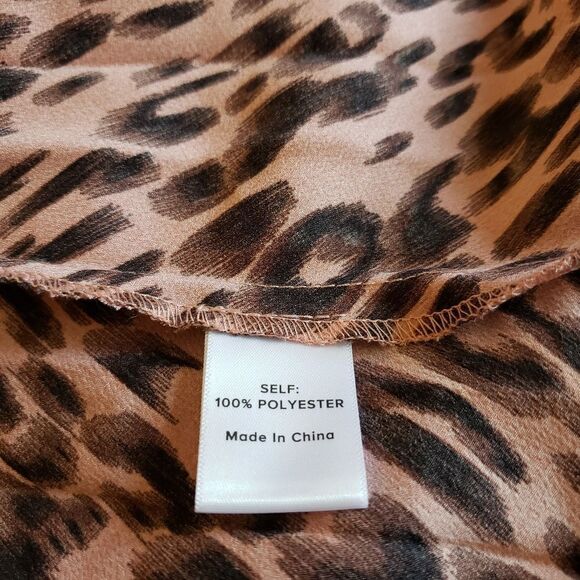 Peyton Jensen Leopard Pleated Skirt Sz XS - Picture 5 of 6